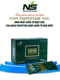 Hỗ trợ hạn chế lão hóa da, giúp giảm nhăn da, khô da, cải thiện độ ẩm, tăng đàn hồi cho da, làm đẹp da NMN Tripeptide NSG